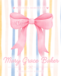 Mary Grace Baker Memorial Fundraiser Sticker
