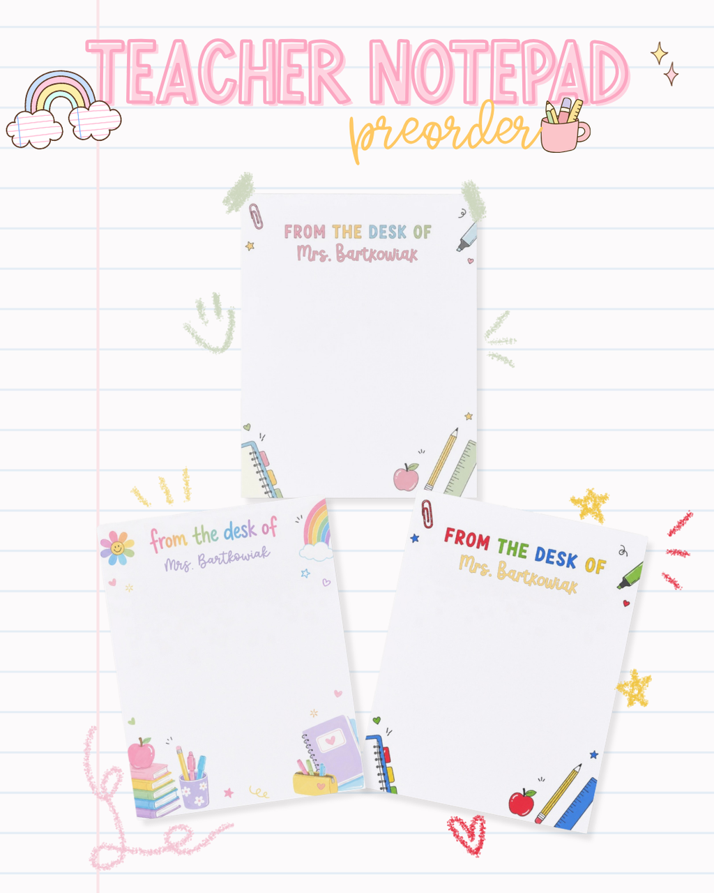 Teacher Notepad PREORDER!