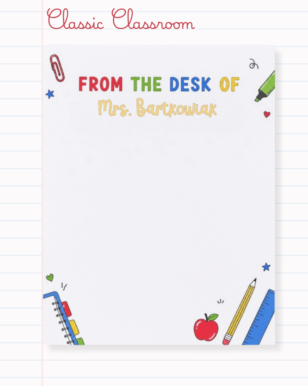 Teacher Notepad PREORDER!