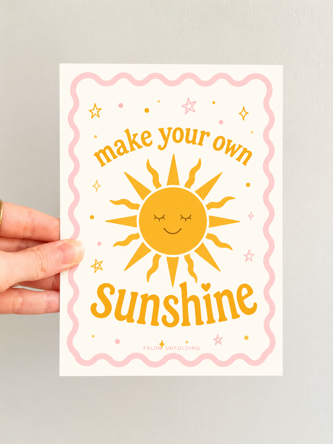 Make Your Own Sunshine Print
