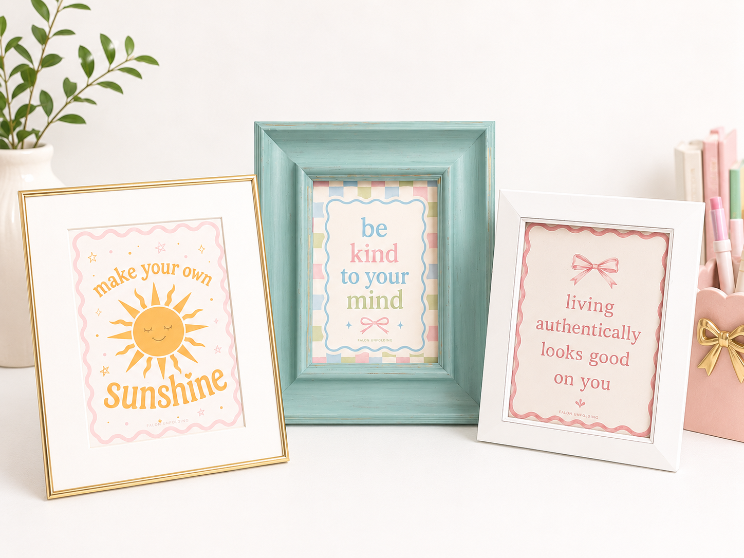 Living Authentically Looks Good on You Print