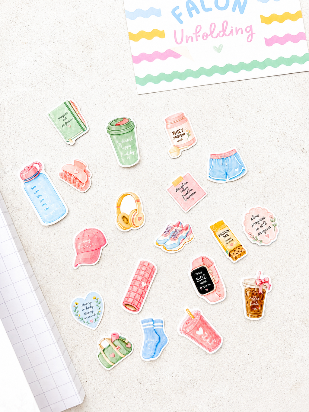 Fit Girly Sticker Pack