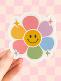 Retro Daisy Sticker
