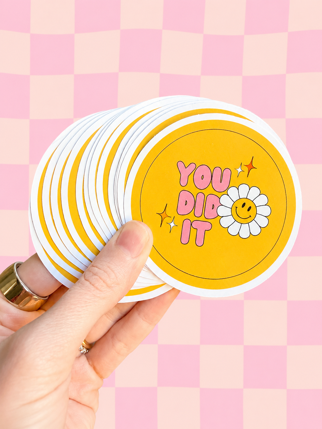 You Did It Daisy Sticker