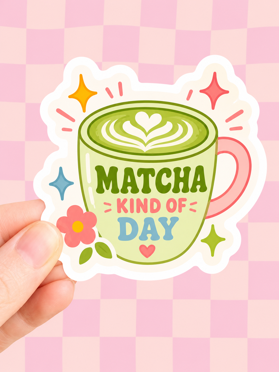Matcha Kind of Day Sticker
