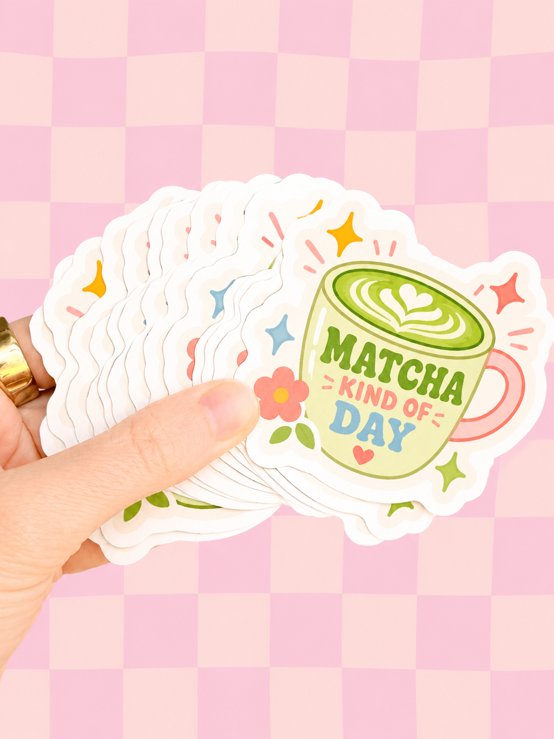 Matcha Kind of Day Sticker