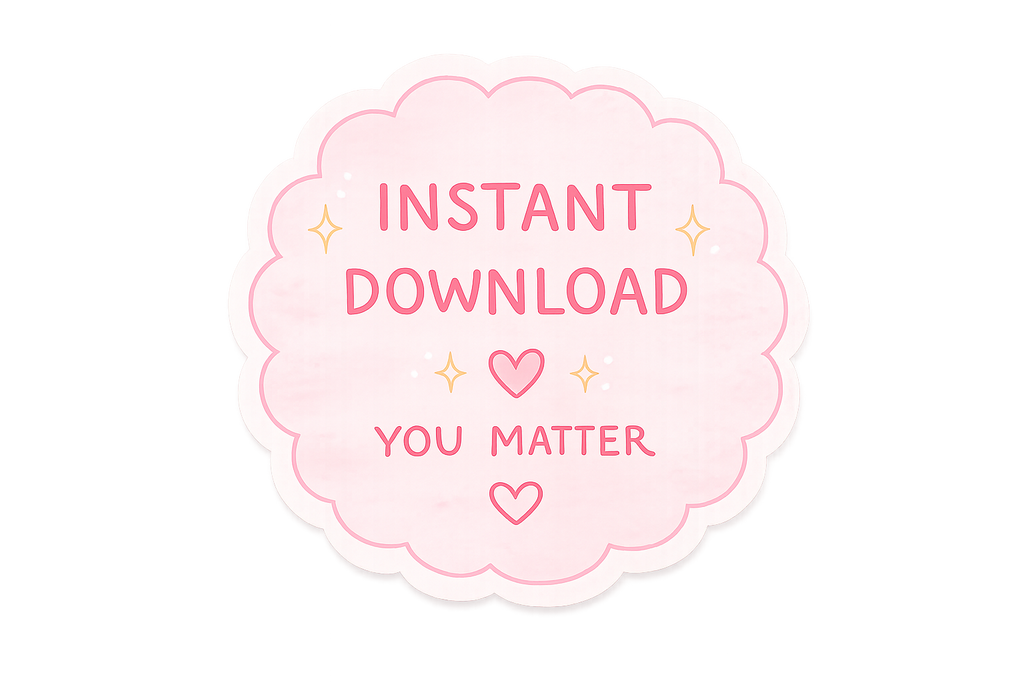 Soft Focus Sticker Collection *Digital Download