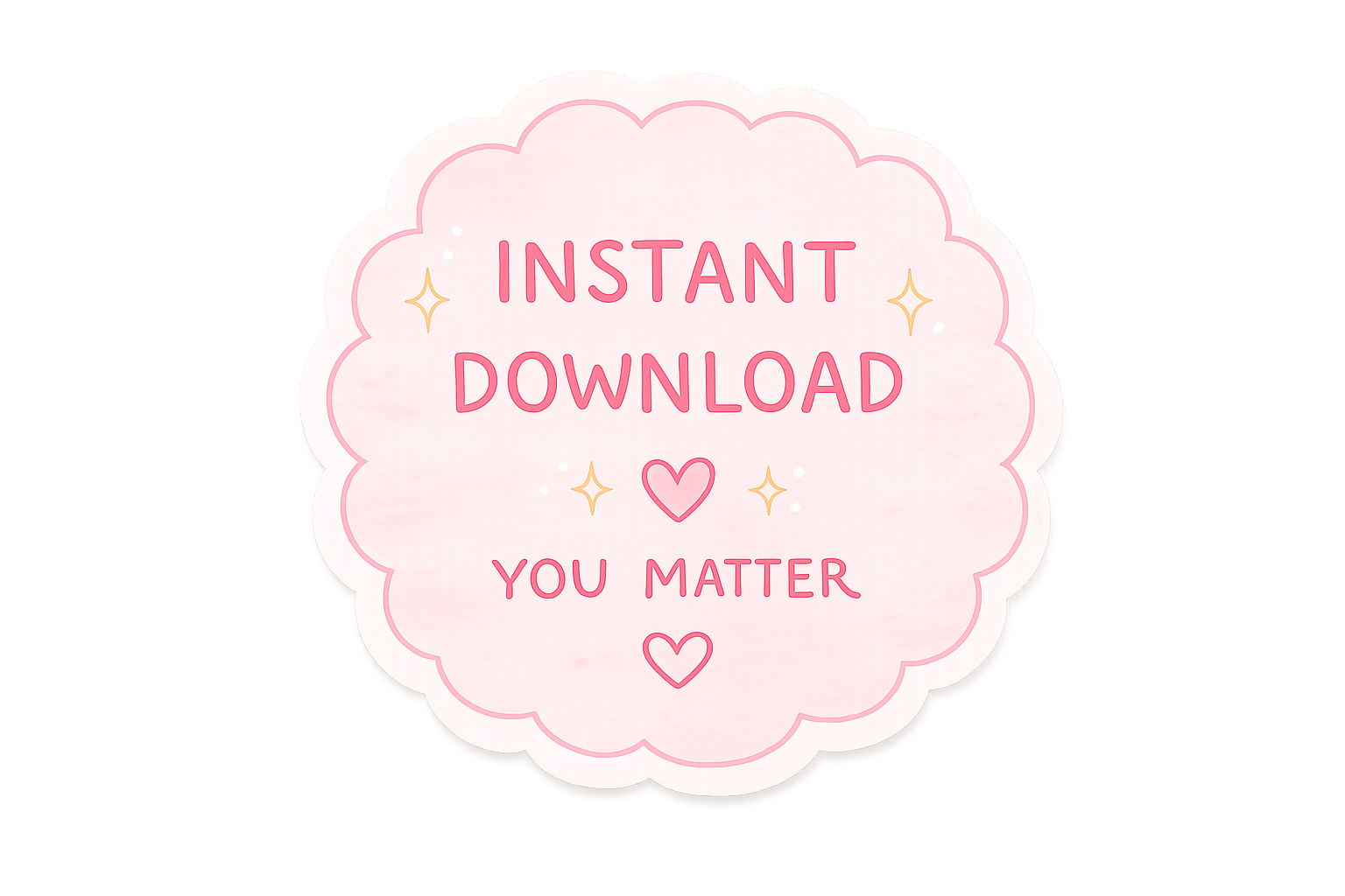 Soft Focus Sticker Collection *Digital Download