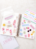 Healing Girl Summer Sticker Pack