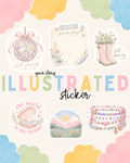 Your Story Illustrated Sticker