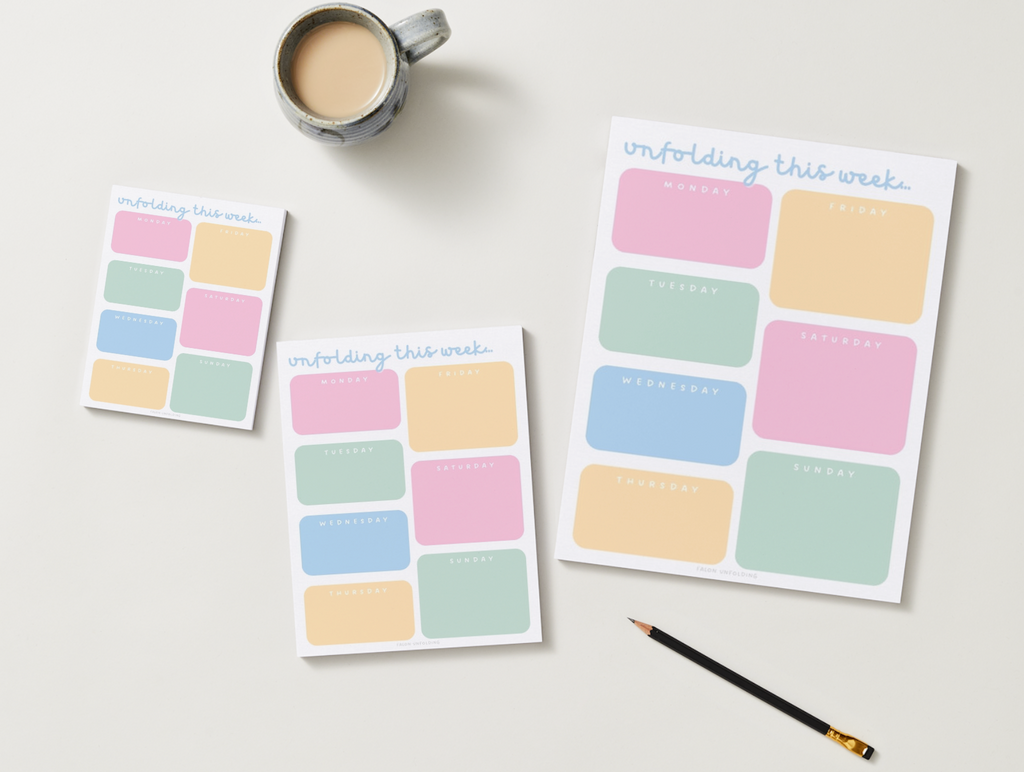 PREORDER Bubble Weekly Notepad