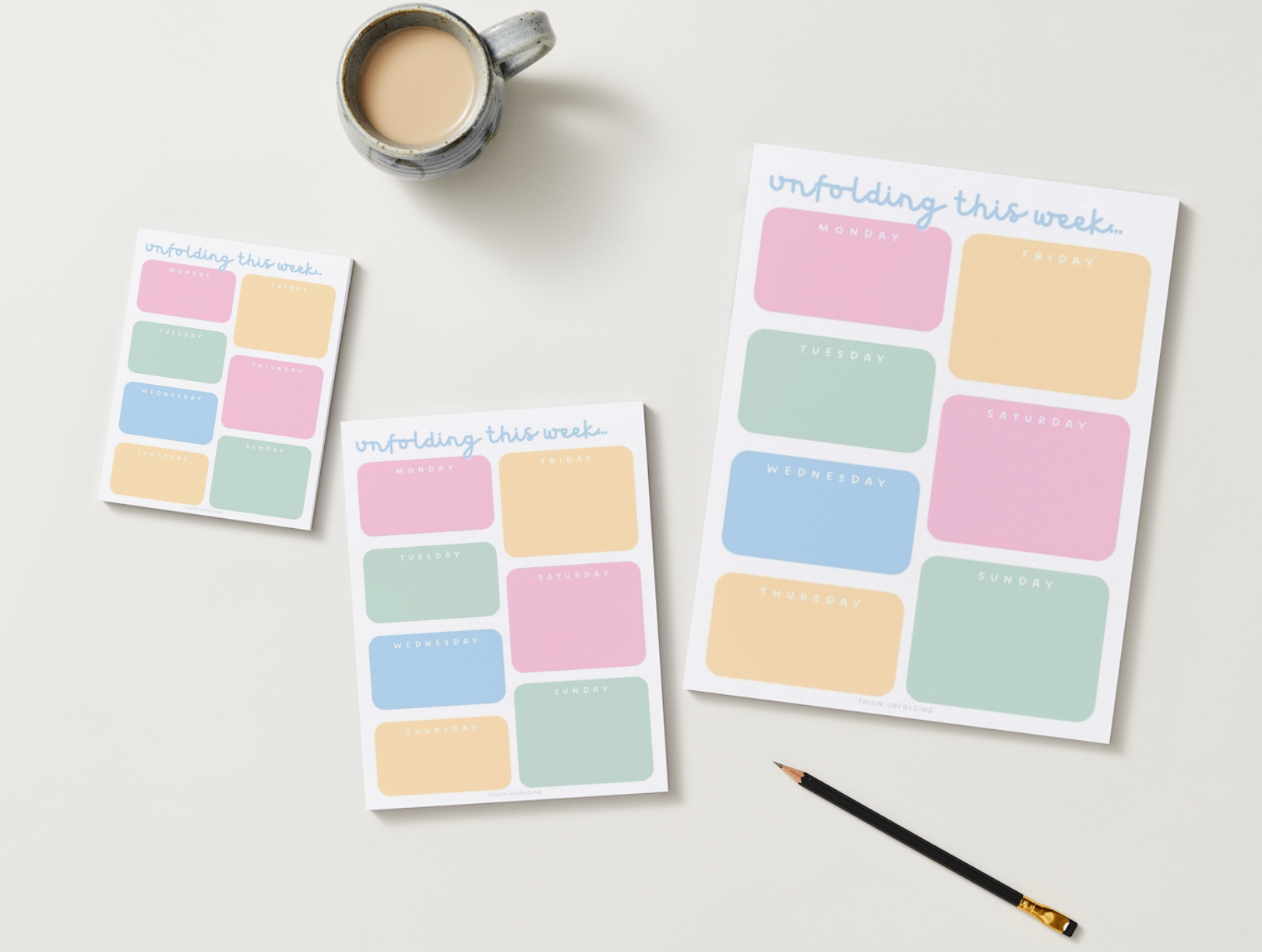 PREORDER Bubble Weekly Notepad