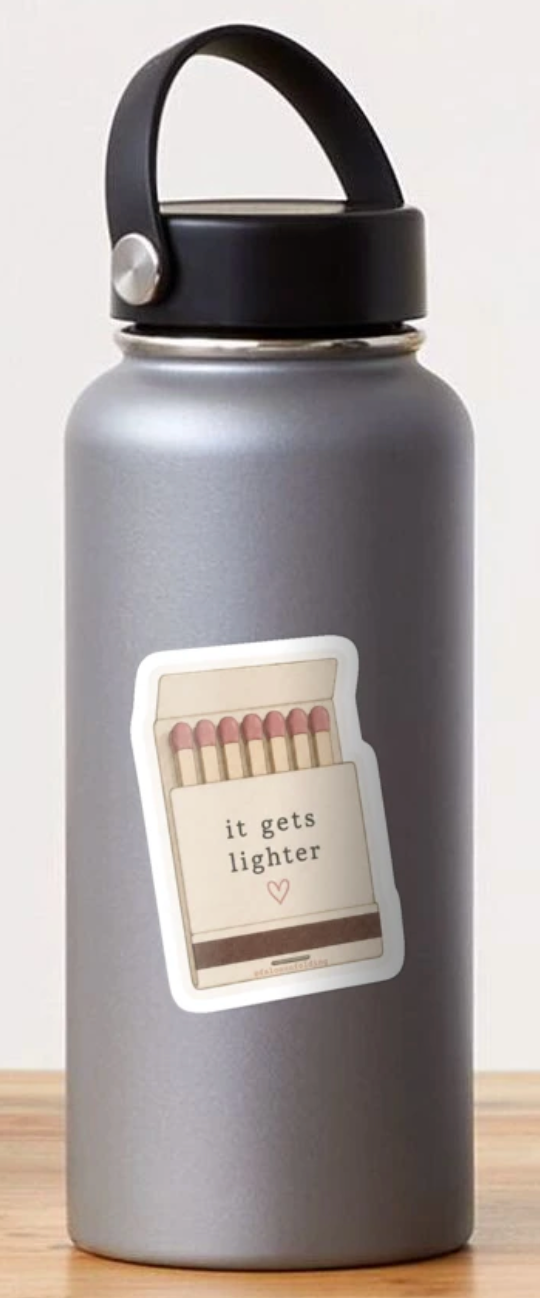 it gets lighter
