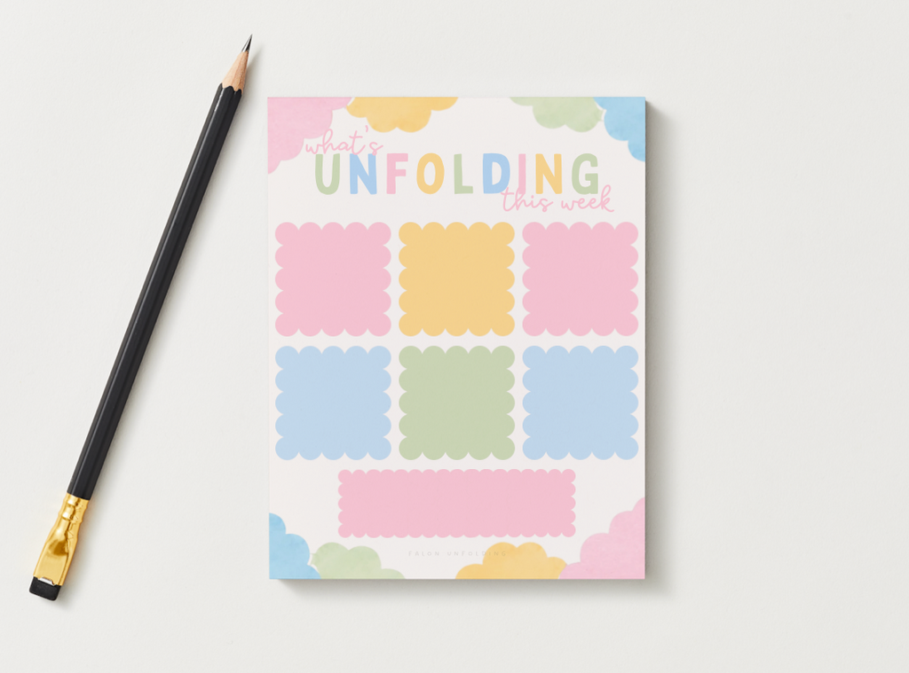 PREORDER What's Unfolding Notepad