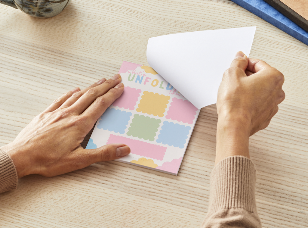 PREORDER What's Unfolding Notepad