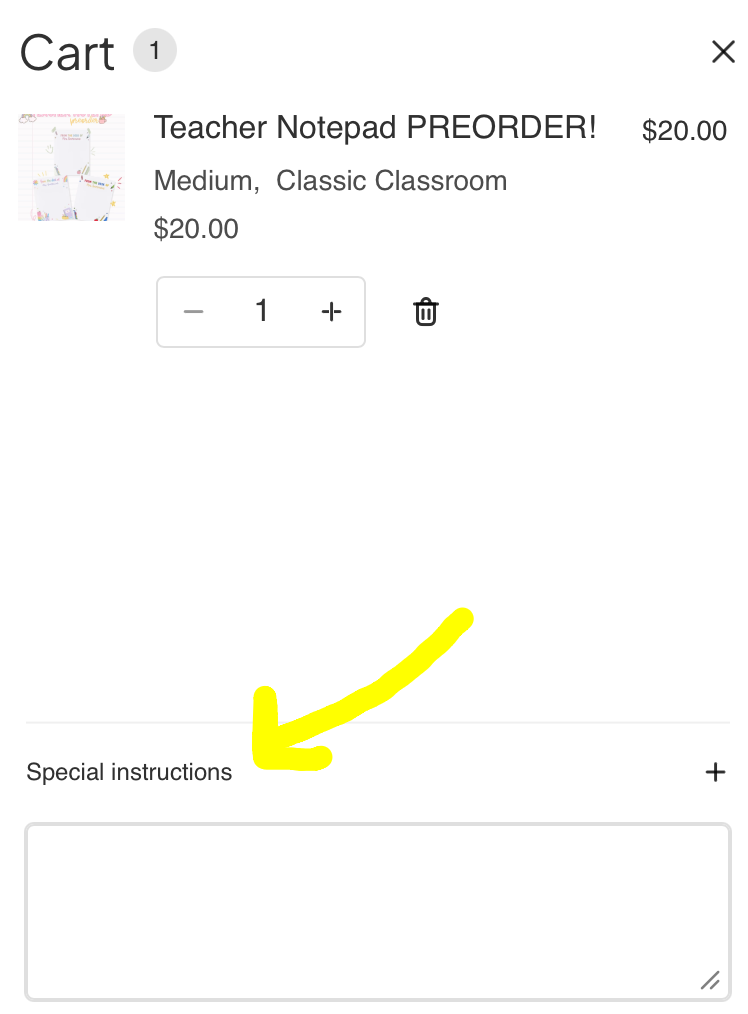 Teacher Notepad PREORDER!