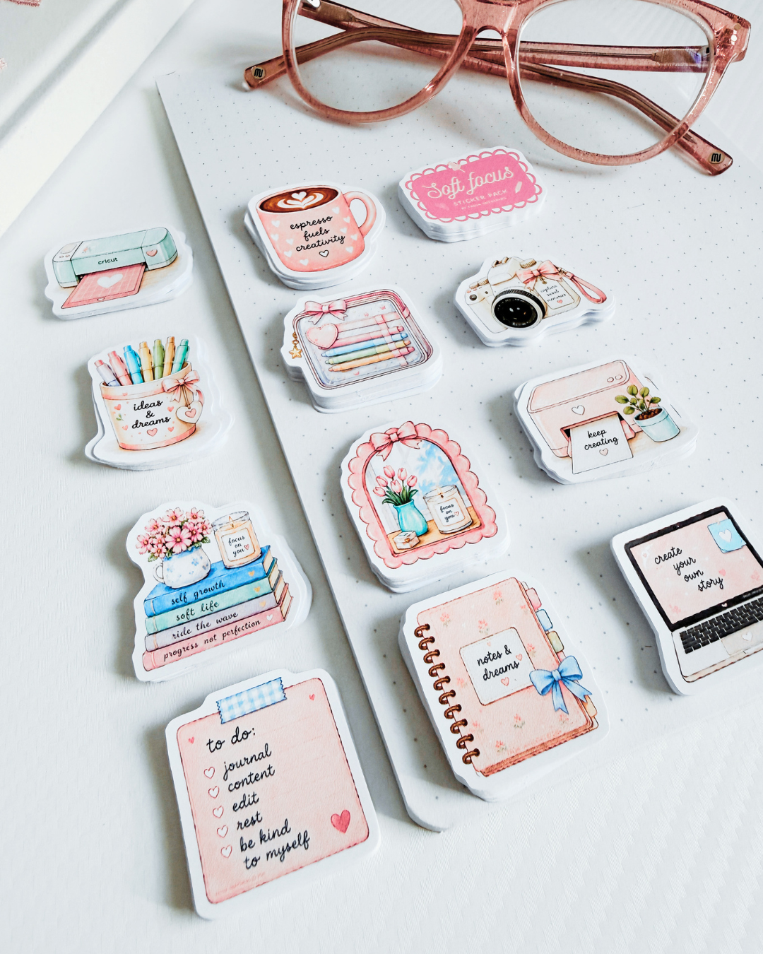 Soft Focus Mini Sticker Pack
